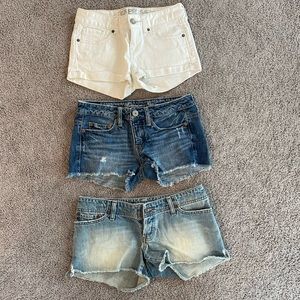Express AE Abercrombie Jean Shorts 0 00